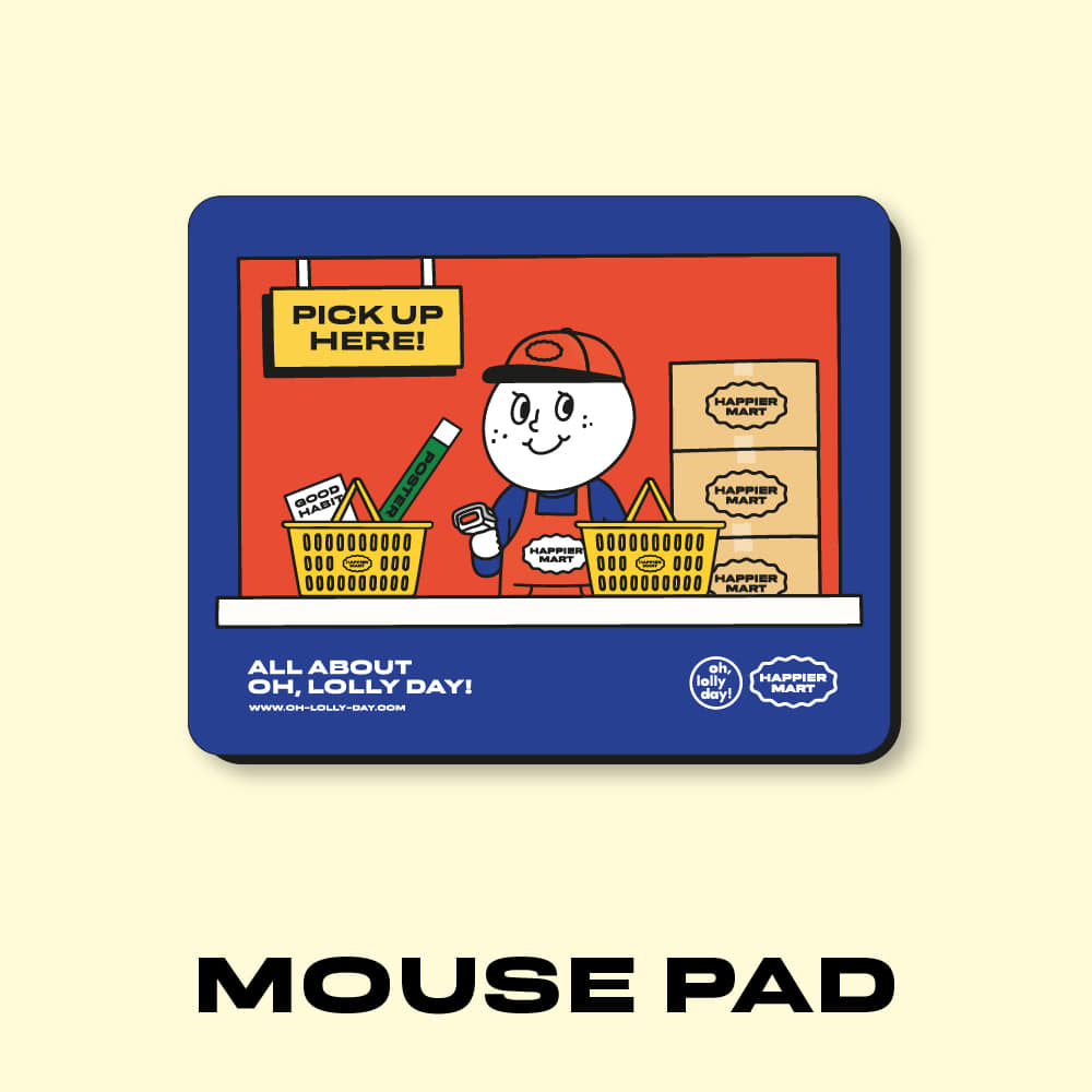 [Mouse pad] HAPPIER MART mouse pad_ver.1