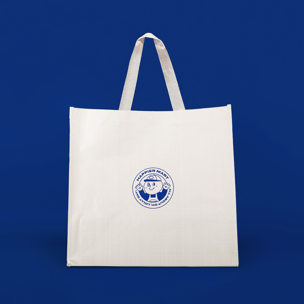 [Bag] HAPPIER MART bag_white