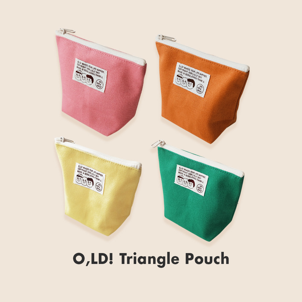 [Pouch] Triangle pouch_Canvas