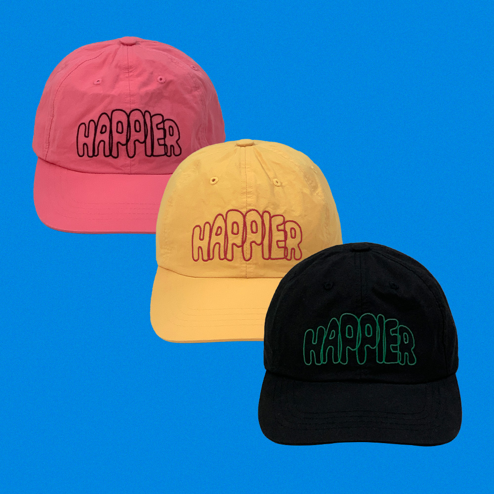 [Cap] Happier big doodle cap (6월 1일 출시 예정)